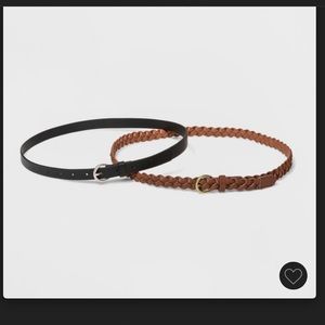 These belts are size Medium